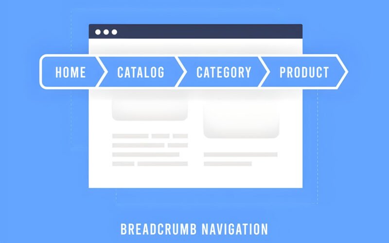 What are web breadcrumbs?